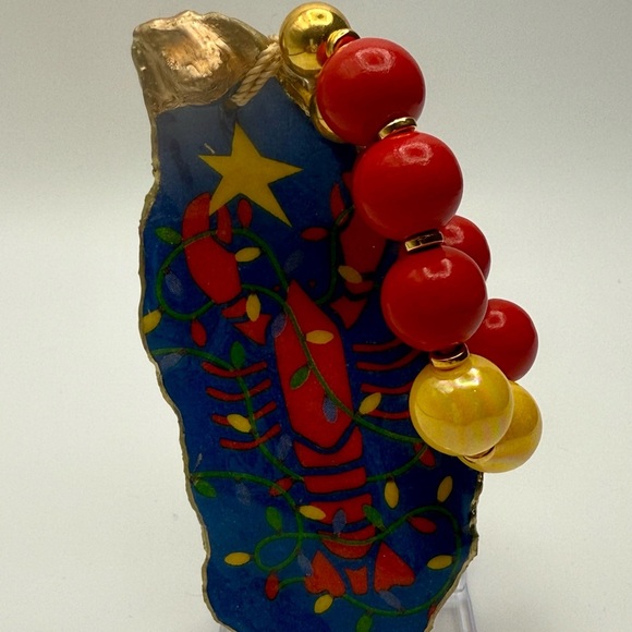 Festive Lobster Shell Ornament/Wine Bottle ornament - Picture 7 of 8